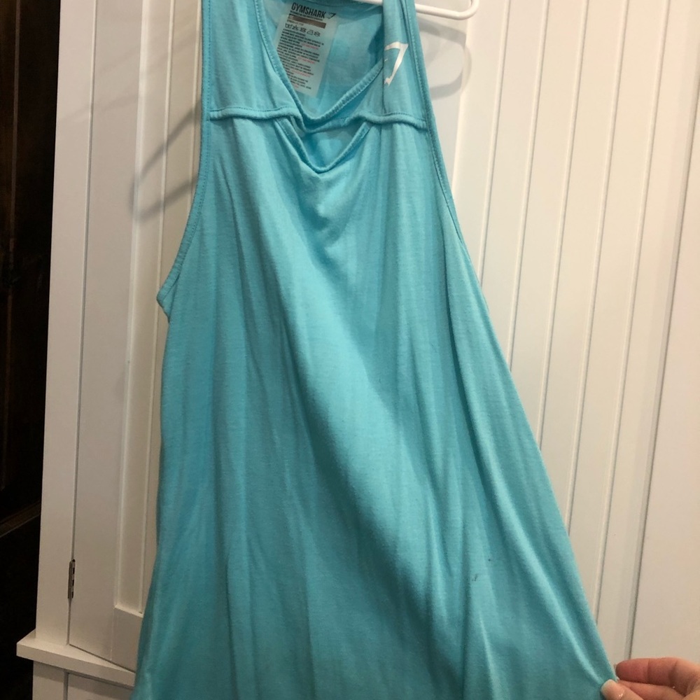 Gymshark blue tank
